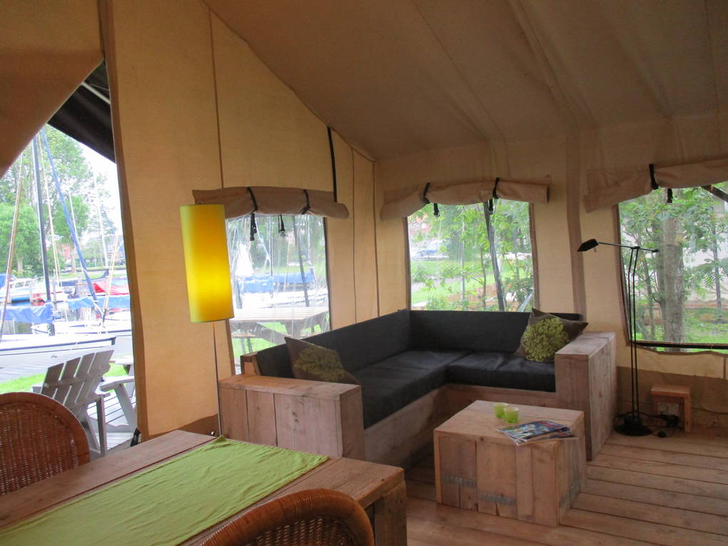 Glamping in Holland mit einem  Safari-Zelt